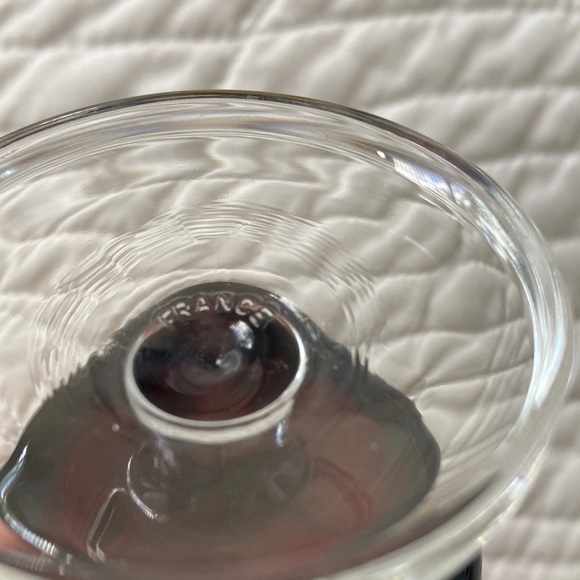 Vintage Arcoroc Luminarc France Ruby Red Stemware Cordial Glasses Set of 4 - Picture 7 of 7